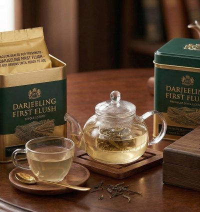 Darjeeling First Flush Premium Single Estate Black Tea Set – Chalon Estate Collector’s Edition